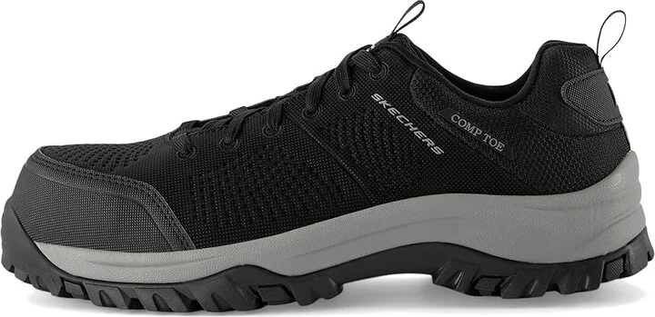 SKECHERS Work Relment - Byrin Comp Toe Men's Work Boots Black : 11 D - Medium, Synthetic/Textile - Image 6