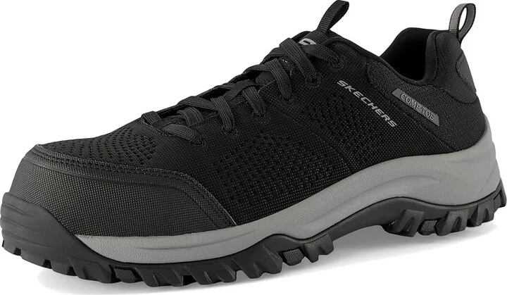 SKECHERS Work Relment - Byrin Comp Toe Men's Work Boots Black : 11 D - Medium, Synthetic/Textile - Image 7