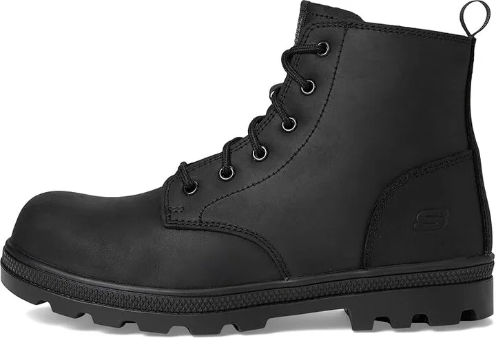 SKECHERS Work Rotund - Finnen Carbon Nano Comp Toe Women's Boots Black : 8.5 B - Medium, Synthetic - Image 6