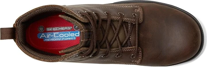 SKECHERS Work Rotund - Finnen Carbon Nano Comp Toe Women's Boots Brown : 7 B - Medium, Synthetic - Image 2
