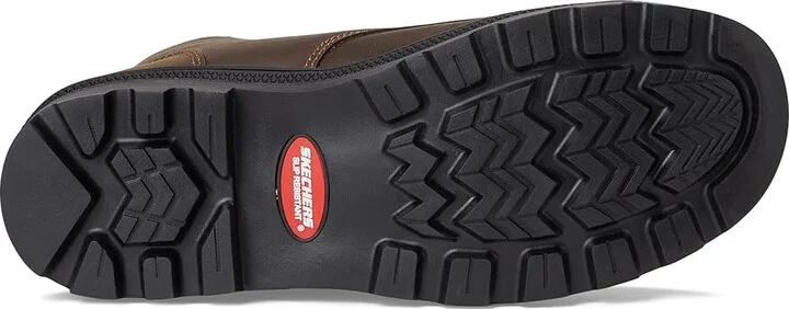 SKECHERS Work Rotund - Finnen Carbon Nano Comp Toe Women's Boots Brown : 7 B - Medium, Synthetic - Image 3