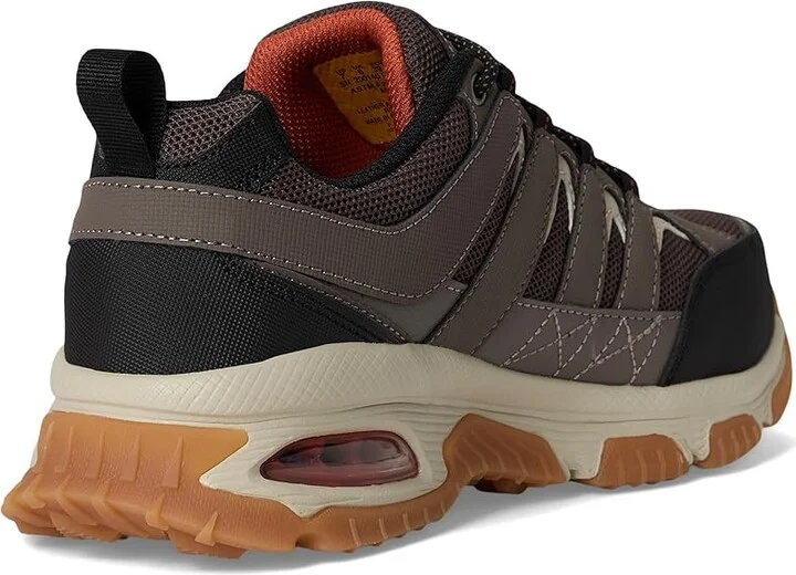 SKECHERS Work Skech-Air Envoy ST - Arcket Men's Shoes Taupe/Black : 7 D - Medium, Textile/Rubber/Leather - Image 4