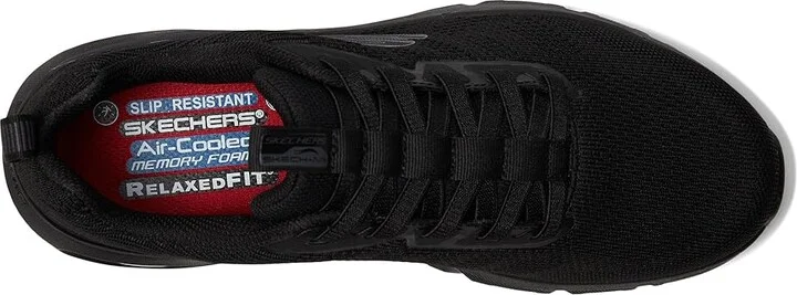 SKECHERS Work Skeche-Air Ventura SR Men's Work Lace-up Boots Black : 8 D - Medium, Synthetic - Image 2