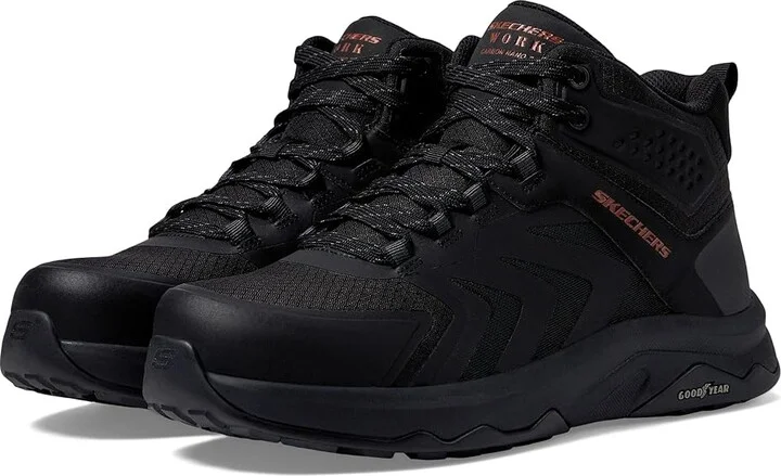 SKECHERS Work Speed-Flex Trekker Mid Comp Toe Men's Work Boots Black 1 : 14 D - Medium, Textile