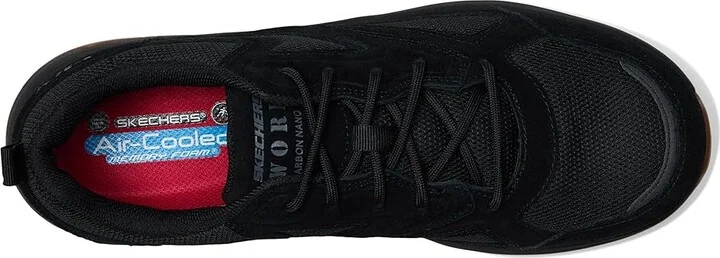SKECHERS Work Speed - Flex Trekker - Teron Comp Toe Men's Work Boots Black : 8 D - Medium, Leather - Image 2