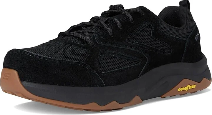SKECHERS Work Speed - Flex Trekker - Teron Comp Toe Men's Work Boots Black : 8 D - Medium, Leather - Image 5