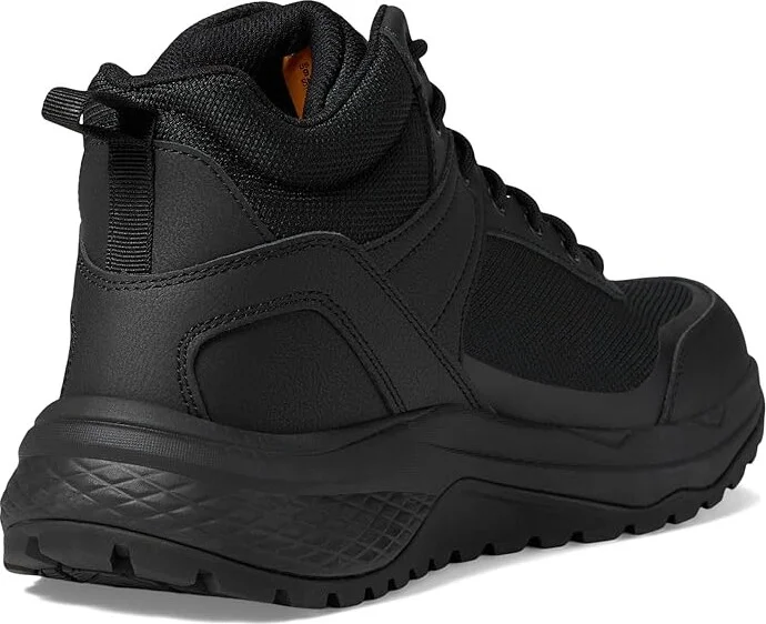 SKECHERS Work Street Treader - Scorron Men's Work Lace-up Boots Black : 11 D - Medium, Leather/Synthetic - Image 4