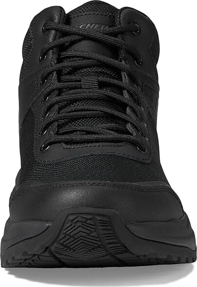 SKECHERS Work Street Treader - Scorron Men's Work Lace-up Boots Black : 11 D - Medium, Leather/Synthetic - Image 5