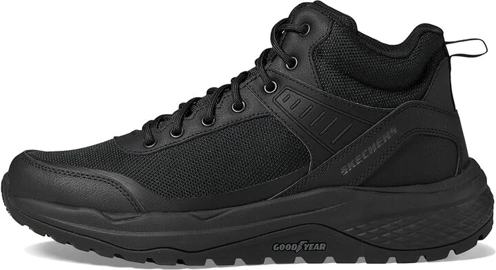 SKECHERS Work Street Treader - Scorron Men's Work Lace-up Boots Black : 11 D - Medium, Leather/Synthetic - Image 6