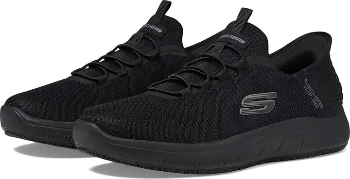 SKECHERS Work Summits - Colsin Men's Work Lace-up Boots Black : 8.5 E - Wide, Rubber