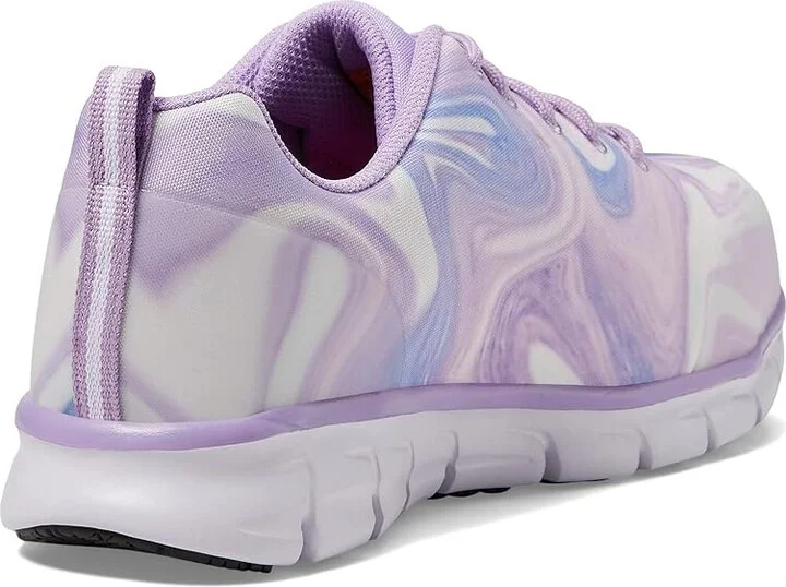 SKECHERS Work Sure Track Comp Toe Women's Shoes Purple/White : 7 B - Medium, Textile/Synthetic - Image 4