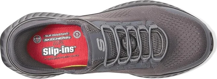 SKECHERS Work Tilido ESD Comp Toe Men's Work Boots Charcoal : 13 D - Medium, Synthetic - Image 2
