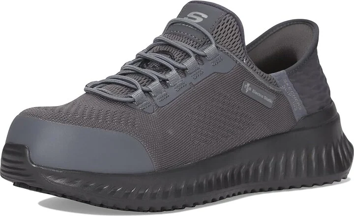 SKECHERS Work Tilido ESD Comp Toe Men's Work Boots Charcoal : 13 D - Medium, Synthetic - Image 5