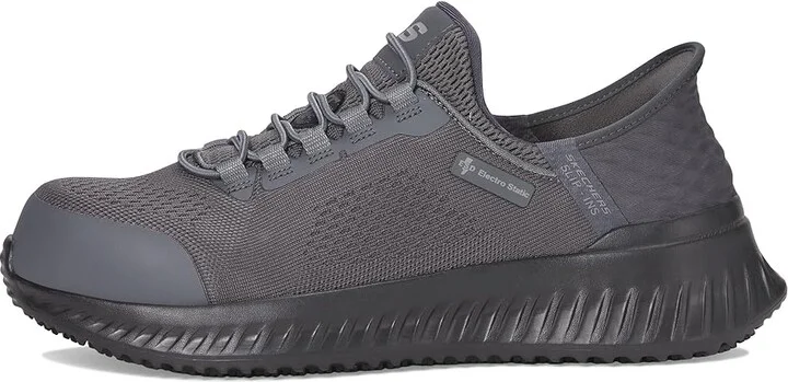 SKECHERS Work Tilido ESD Comp Toe Men's Work Boots Charcoal : 13 D - Medium, Synthetic - Image 6