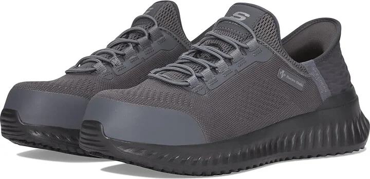 SKECHERS Work Tilido ESD Comp Toe Men's Work Boots Charcoal : 13 D - Medium, Synthetic