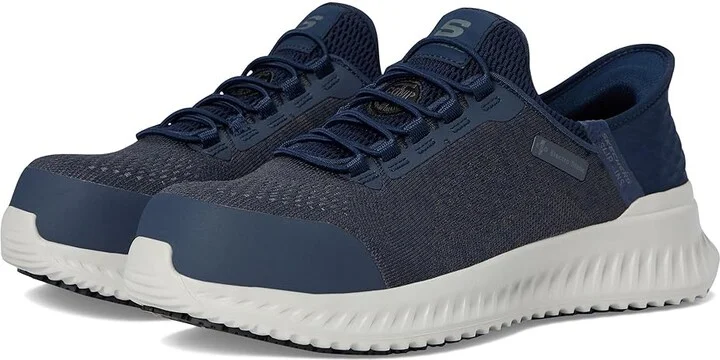 SKECHERS Work Tilido ESD Comp Toe Men's Work Boots Navy : 8.5 D - Medium, Synthetic