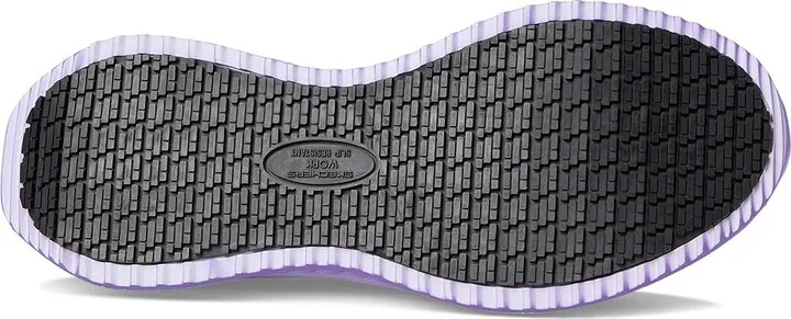 SKECHERS Work Tilido - Ombray Comp Toe Women's Work Boots Black/Purple : 11 C - Medium, Synthetic/Textile - Image 3
