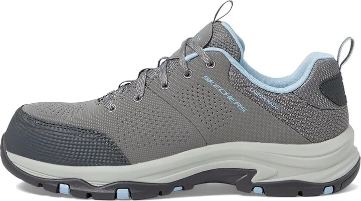 SKECHERS Work Trego - Astallet Comp Toe Women's Work Boots Aqua : 9 B - Medium, Rubber - Image 6