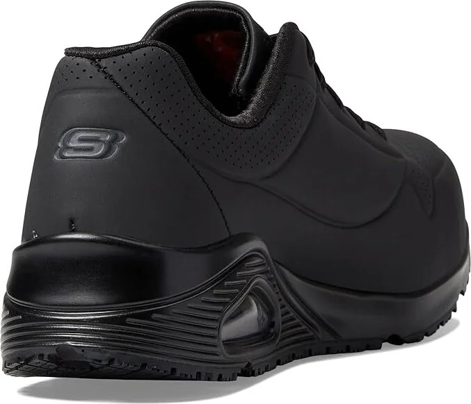 SKECHERS Work Uno SR - Deloney Comp Toe Women's Shoes Black : 9.5 B - Medium, Synthetic - Image 4