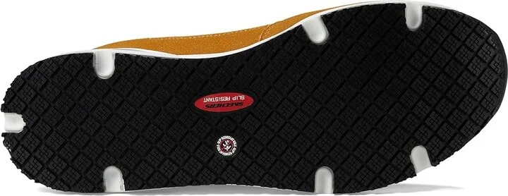 SKECHERS Work Uno SR - Kolen Comp Toe Men's Shoes Wheat : 9 D - Medium, Leather/Suede - Image 3