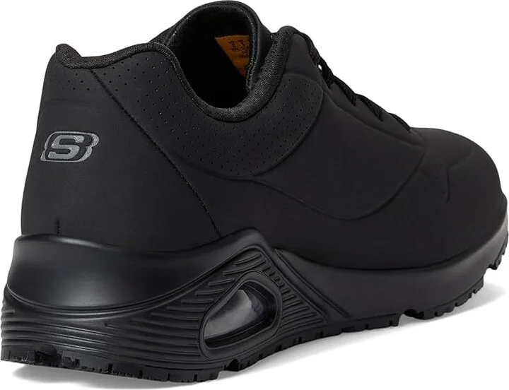 SKECHERS Work Uno SR Women's Shoes Black : 5 B - Medium, Synthetic - Image 4