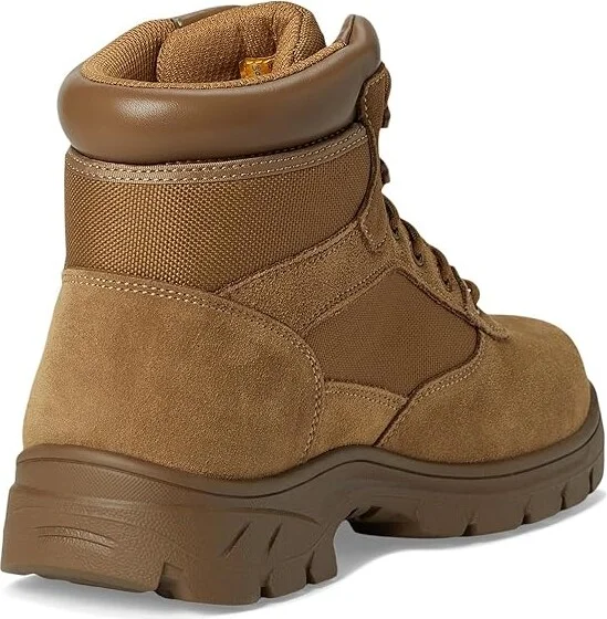 SKECHERS Work Wascana - Baylan Comp Toe Boots Men's Work Boots Coyote : 11 D - Medium, Suede - Image 4