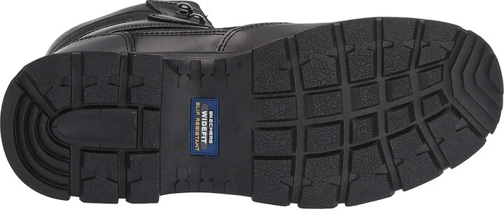 SKECHERS Work Wascana - Benen WP Tactical Men's Shoes Black : 5 D - Medium, Leather - Image 4