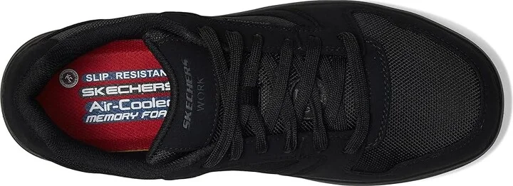 SKECHERS Work Watab - Jaggit Comp Toe Men's Work Boots Black : 10.5 D - Medium, Leather - Image 2