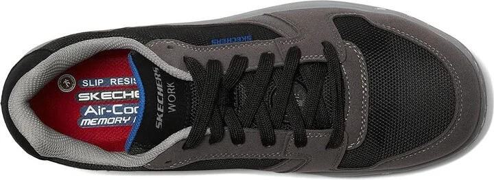 SKECHERS Work Watab - Jaggit Comp Toe Men's Work Boots Grey : 11.5 D - Medium, Leather - Image 2