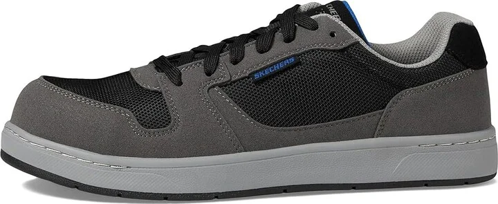 SKECHERS Work Watab - Jaggit Comp Toe Men's Work Boots Grey : 11.5 D - Medium, Leather - Image 6