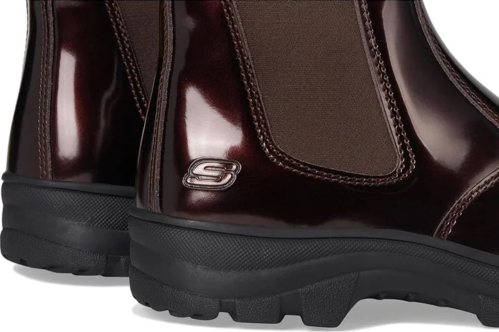 SKECHERS Work Workshire Comp Toe - Sohlei Women's Work Boots Burgundy : 10 M, Leather - Image 7