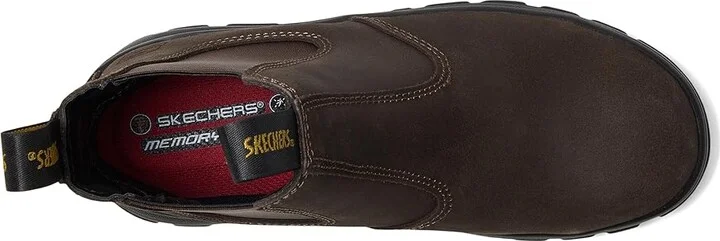 SKECHERS Work Workshire Composite Toe Women's Shoes Brown : 5 B - Medium, Leather - Image 2