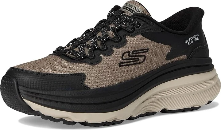 SKECHERS Zirrus Hands Free Slip-in Men's Shoes Taupe/Black : 7.5 D - Medium, Synthetic - Image 5