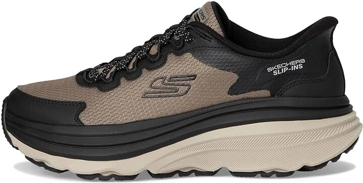 SKECHERS Zirrus Hands Free Slip-in Men's Shoes Taupe/Black : 7.5 D - Medium, Synthetic - Image 6