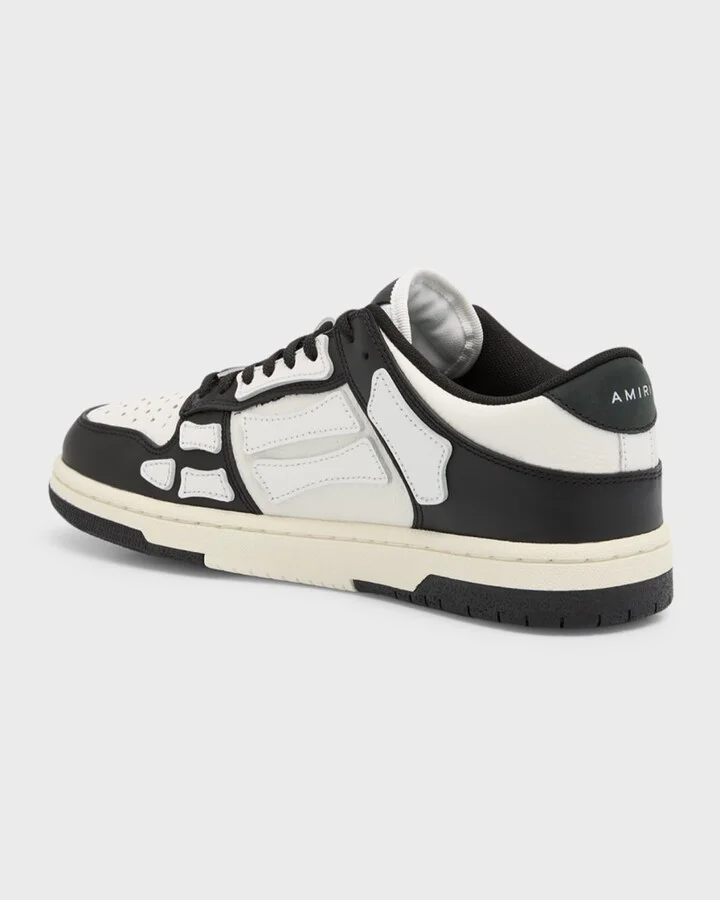 Skel Bicolor Leather Low-Top Sneakers - Image 5