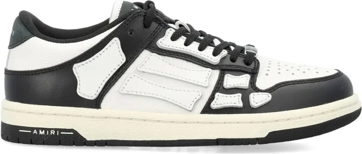Skel colour-block leather sneakers