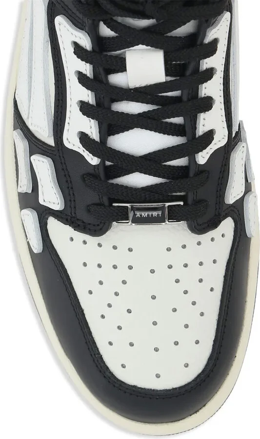 Skel panelled leather sneakers - Image 4