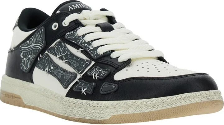 'skel Top' Black Low Top Sneakers With Logo Patch On The Tongue And Logo Lettering On The Heel In Leather Man - Image 2