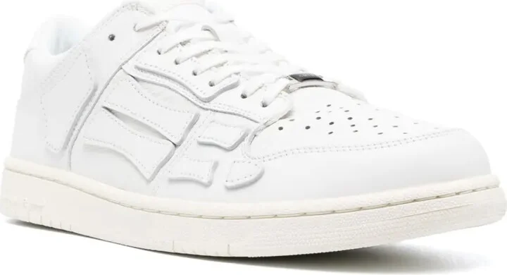 Skel-top leather low-top sneakers - Image 2