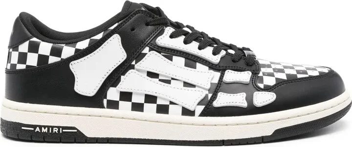 Skel Top Low check-pattern sneakers