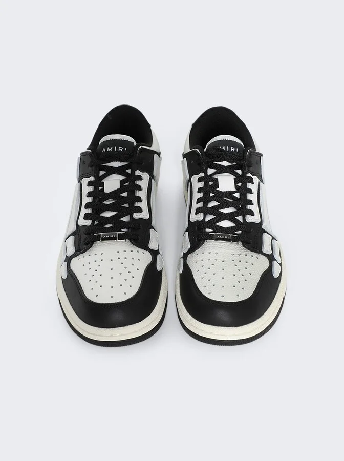 Skel Top Low Sneaker Black And White