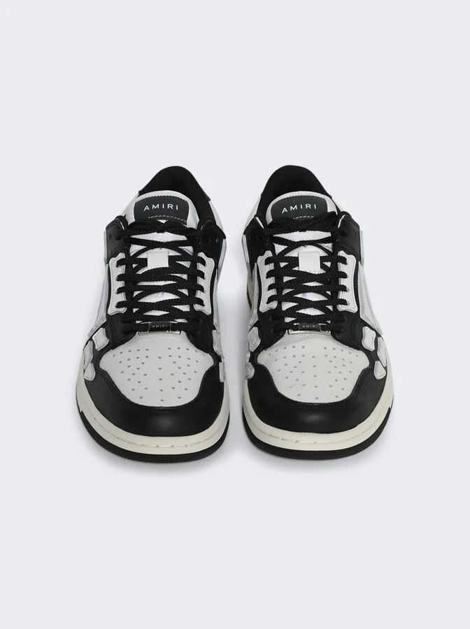 Skel Top Low Sneaker Black And White