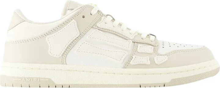 Skel Top Low Sneakers - Amiri - Leather - Beige