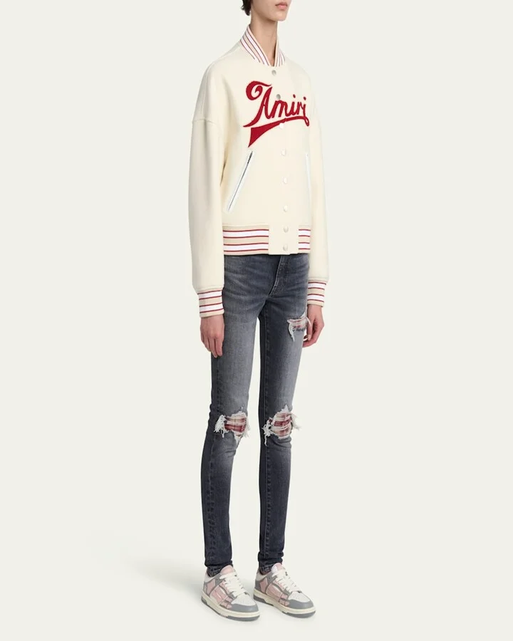 Skel Varsity Tricolor Low-Top Sneakers - Image 3