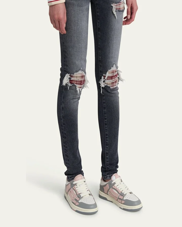 Skel Varsity Tricolor Low-Top Sneakers - Image 6