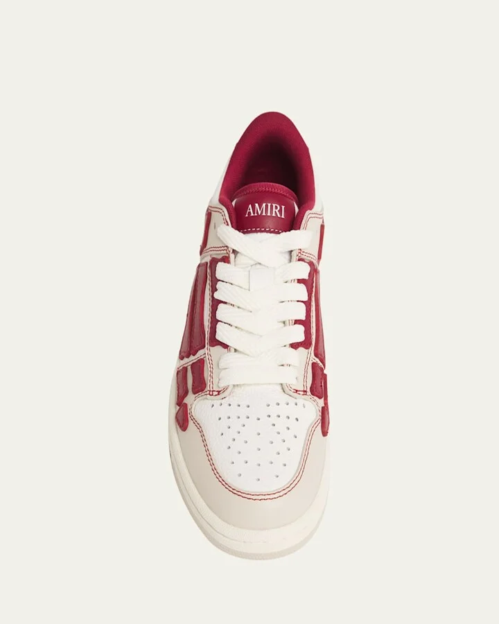 Skel Varsity Tricolor Low-Top Sneakers - Image 7