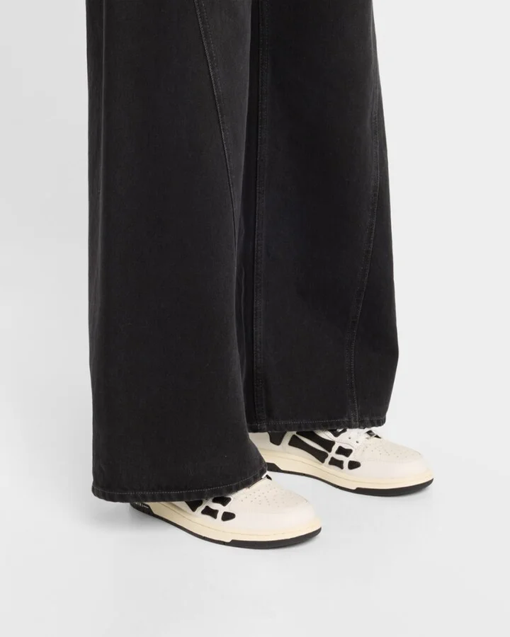 Skeleton Low-Top Leather Sneakers - Image 11