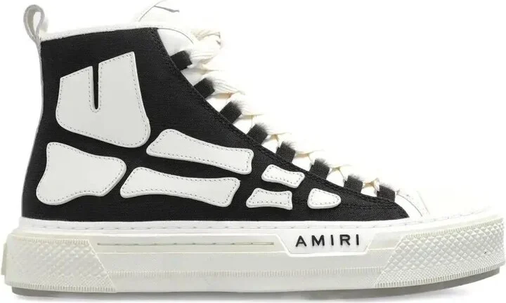 Skeleton-Print Sneakers
