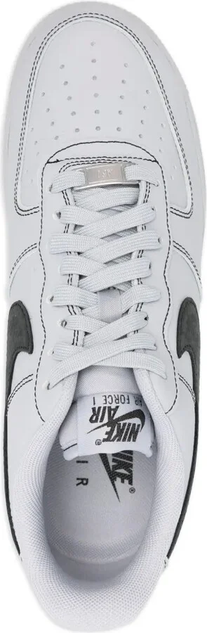 Sketched Swoosh Leather Sneakers - Image 4
