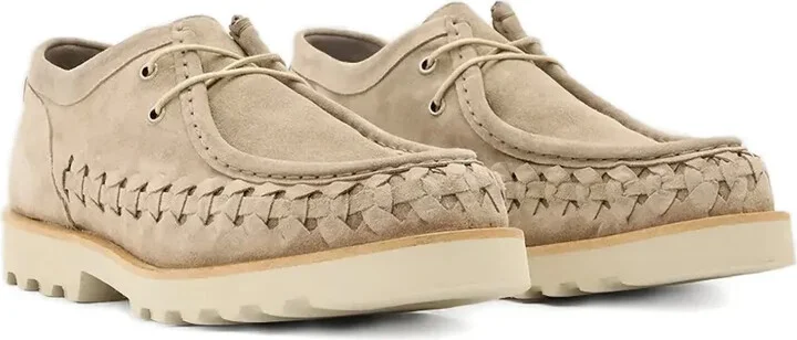 Skiff woven suede derby shoes - Image 2